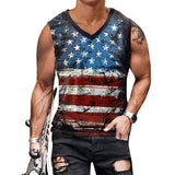 National Flag Day T Shirts Summer Men's Independence Day Men's Clothing Print Top