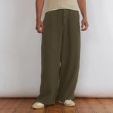 Men Pant Autumn Cotton Linen Men's Trousers Casual