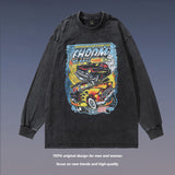 Men Long Sleeve Shirt Printed Long Sleeve T-shirt Men and Women Couple's Tops
