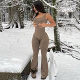 Women Jumpsuit Women's Summer Sleeveless Shoulder Strap Jumpsuit