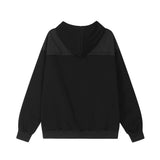 Men Hoodie Patchwork Hoodie Men Loose Casual Long Sleeves Hoodie Shirt