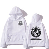 Helldivers Hoodie Comfortable Hooded Long Sleeve