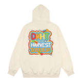 Men Hoodie Letter Hooded Sweater Men Loose Casual Long Sleeves Sports