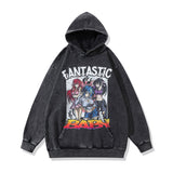 Unisex Vintage Hoodie Sweater Hip Hop Print Sweater