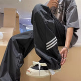 Men Sweatpants Function Tactical Pants Men's Summer Wide Leg Leisure Pu Shuai Loose