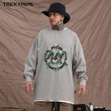 Men Long Sleeve Shirt Autumn Crew Neck Long Sleeve T-shirt Men and Women Street Hip Hop Couple