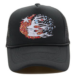 HS Hat Vintage Mesh Hip Hop Baseball Cap