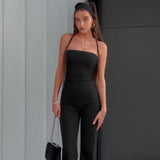 Women Jumpsuit Spring/Summer Fashion Graceful Tube Top Jumpsuit