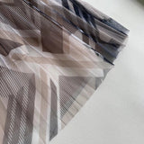 Women Skirt Spring/Summer Mesh Floral Print Pleated Skirt Skirt