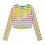Women Sweater Top Girls Autumn Leisure Short Long Sleeve Pullover