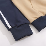 Men Hoodie Hooded Jacket Men's Embroidery Sports Style with Letters Loose