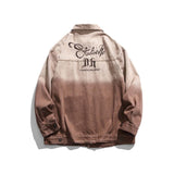 Unisex Sweatshirt Autumn Embroidery Denim Coat