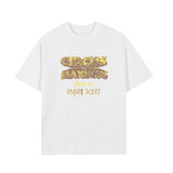 Travis Scott T-Shirt Travis Scott 24ssTOUR EUROPE Crew Neck Short Sleeve