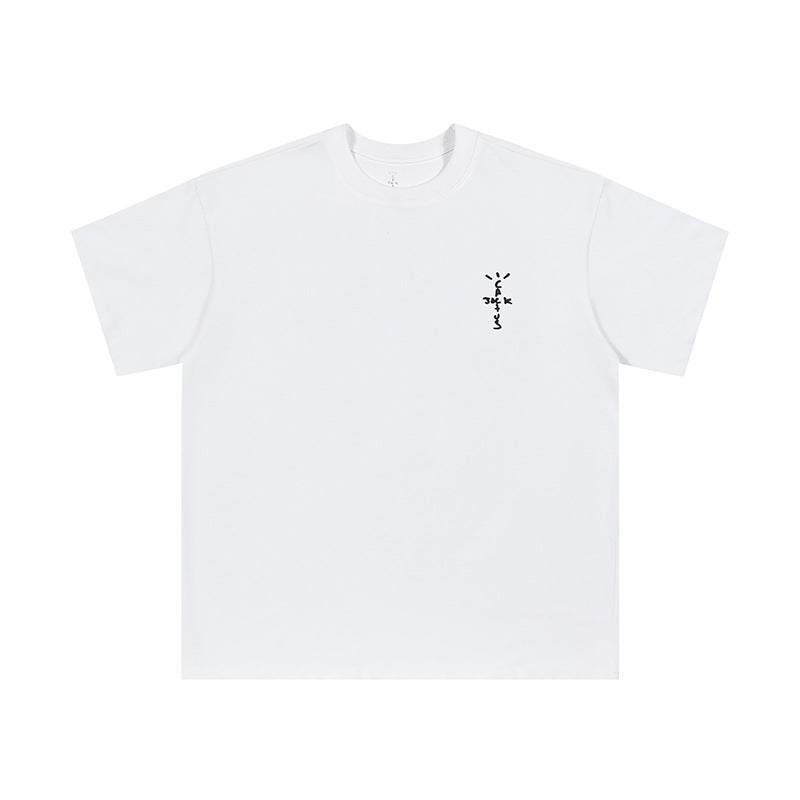 Travis Scott T-Shirt Crew Neck Loose Short Sleeve T