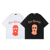 Men T Shirt Printed Short-Sleeved T-shirt Men and Women Street Ins Style All-Match Top