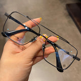 CHH Chrome Hearts Glasses Pure Titanium Square Myopia Glasses Frame