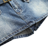Women Skirt Denim Women's Summer Hip-Wrapped Short Skirt