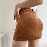 Women Skirt Corduroy Skirt Vintage