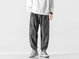 Unisex Pants Fall Contrast Color Ankle Banded Slacks