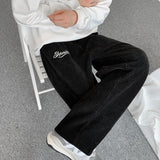 Men Sweatpants Corduroy Pants Men's Loose Casual