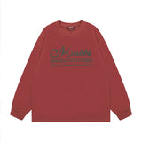Men Long Sleeve Shirt Casual Long Sleeve Couple T-shirt Men and Women Oversize Idle Style Loose