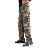 Men Sweatpants Hiphop Workwear Pants Men's Loose Straight Vintag Casual