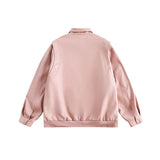 Unisex Jacket Fall Personality Zipper Leather Coat