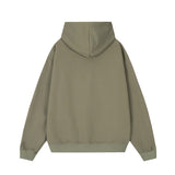 Men Hoodie Sweater Man Pair-Way Zipper Stitching Loose Cool Hoodie Autumn and Winter Clothing