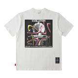 Men T Shirt Printed Fashion Brand Short Sleeve T-shirt Men's and Women's Hip Hop Loose Top