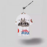 Mens T-shirts Travis Scott Cactus Jack x Utopia Demon Letter Print Short Sleeve T-Shirt