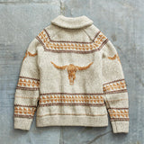 Men Sweater Men's Casual Printed Woolen Top