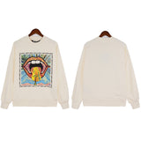 Palm Angle Sweatshirt Palm Angels Color Logo Printing Long Sleeve Crew Neck Sweater Men and Women