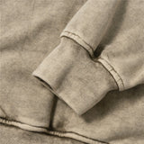 Men Hoodie Washed and Worn Hooded Sweater Men Autumn and Winter Loose Printed