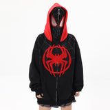 Women Hoodie Hooded Sweater Women's Loose Autumn Cardigan Jacket