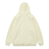 Men Hoodie Butterfly Patch Embroidered Hoodie