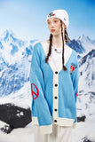 Unisex Jacket Autumn Jacquard Embroidered Cardigan Sweaters Women's Clothing