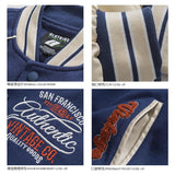 Varsity Jacket Vintage Baseball Uniform Men Spring and Autumn Jacket