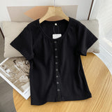 Women T-Shirt T-shirt Short Sleeve Women's Summer Short Half Sleeve Top