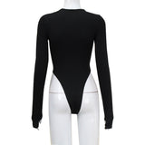Women Jumpsuit Women's Long-Sleeved Jumpsuit Bottoming Top