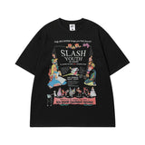 Men T Shirt Five-Pointed Star Printed Short-Sleeved T-shirt Men and Women Ins Style Couple