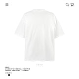 American vintage street T-shirt retro men's loose half sleeve