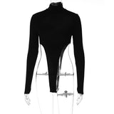Women Jumpsuit Women's Summer Fashion Long Sleeve Base Bodysuit Women