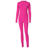 Women Co-Ord Set Women's Slim Long Sleeve Top Sports Yoga