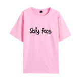 Sally Face T Shirts Adventure Puzzle Series Casual Loose-Fitting T-shirt