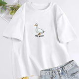 Silly Goose T-Shirt Women Trendy Unisex T Shirt Summer