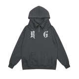 Men Hoodie Sweater Men's Autumn and Winter Loose Hooded Pullover