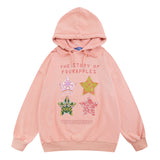 Men Hoodie Printed Washed Distressed Hooded Sweater Men's Long Sleeve Autumn and Winter