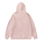 Men Hoodie Inkjet Five-Pointed Star Cardigan Hoodie