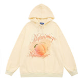 Men Hoodie Fruit Printed Sweater Men's Spring and Autumn Leisure Loose Sports