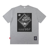 Men's T Shirt Printed Short-Sleeved T-shirt Men's and Women's Ins Street